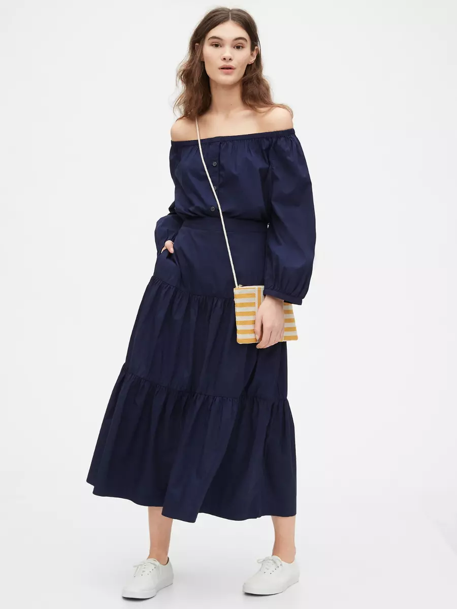 Tiered maxi top skirt gap
