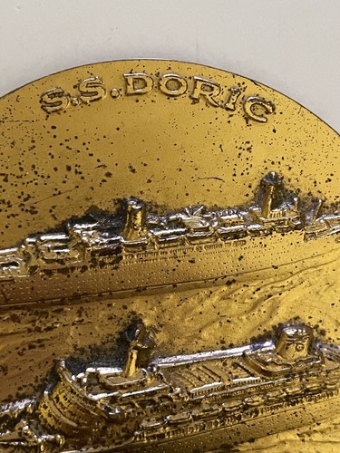 S.S. Oceanic And S.S. Doric Medallion Home Lines - Picture 3 of 5