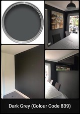 5 LITRE DARK GREY  ONECOAT SOFT SHEEN INTERIOR EMULSION PAINT  ⭐️