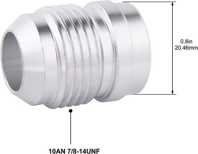 10AN Male Weld On Bung Fitting ,Fuel Oil Weld In Fitting - Foto 6