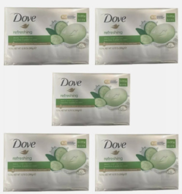 5 x DOVE Refreshing Beauty Cream Bar 4 x 90g (insgesamt 20 Riegel)