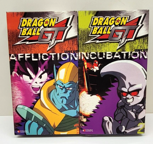 Dragon Ball GT Affliction & Incubation (2003 VHS Lot) with Inserts - EUC, Tested - Picture 3 of 5
