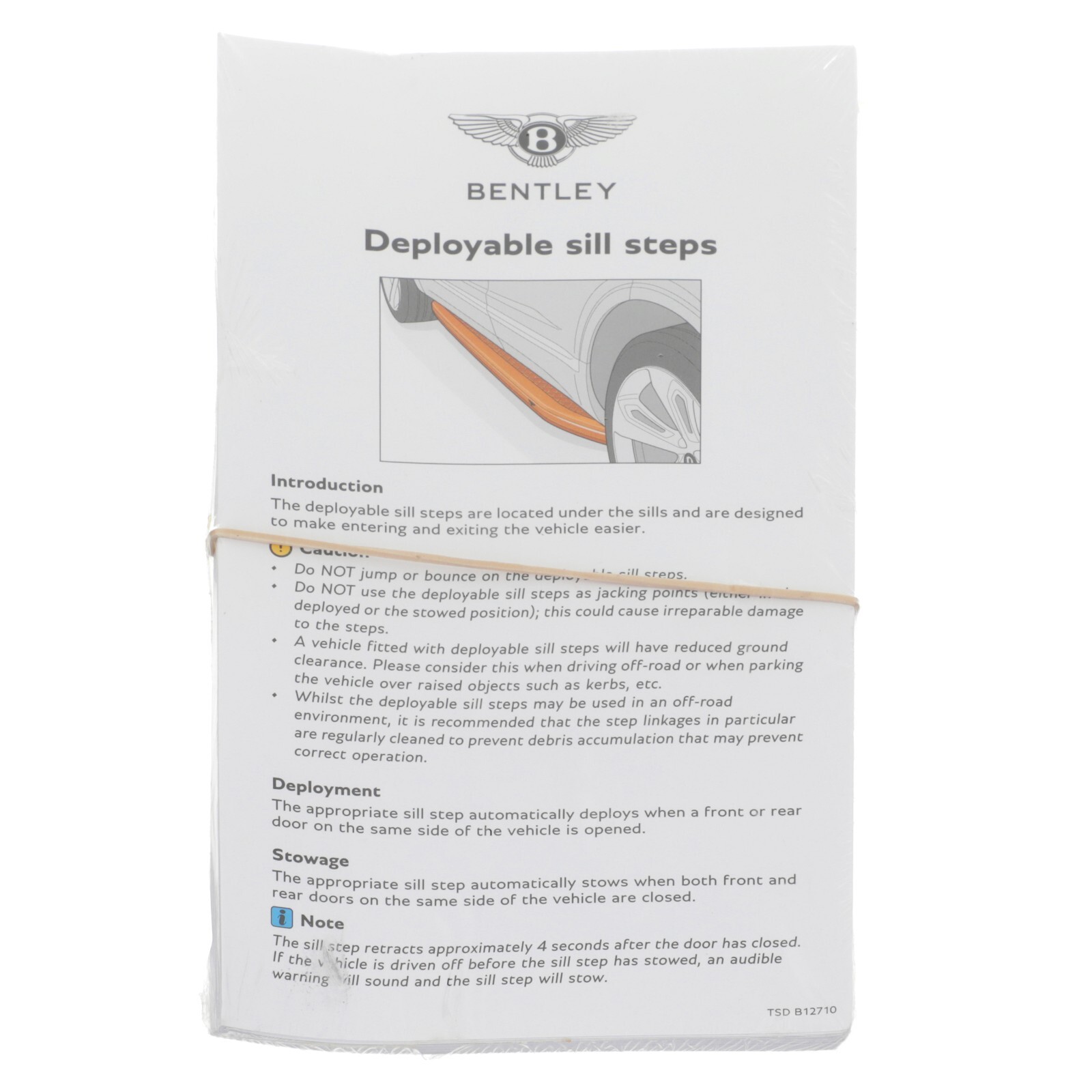 GENUINE BENTLEY Bentayga Auto Deploy Carbon Fiber Side Step Kit JNV071065HVC1