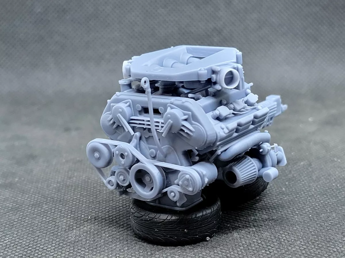 Blown 572 BBC model engine resin 3D printed 1:24-1:8 scale