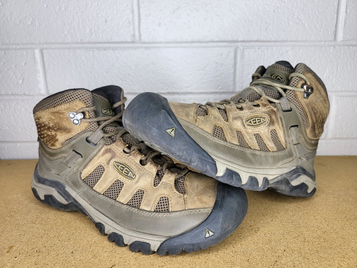 Keen Boots Targhee Vent Mid Brown Hiking High Top Ankle  display picture 2