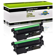 2PK CE260A Toner fit for HP Color LaserJet Enterprise CP4025dn CP4520 CP4525xh