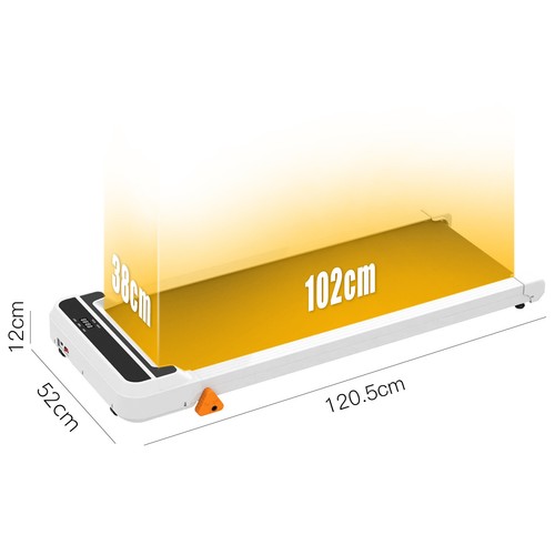 Electric Incline Treadmill Walking Pad for Home Walking Machine 1-8km/h White - Picture 10 of 10