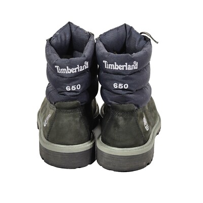 Timberland 650 Puffer Boots Mens Boys Size 6 Black Down  display picture 1