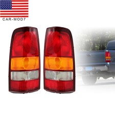 Pair Tail Lights Rear Barke Lamps For 1999-2006 Gmc Sierra 1500 2500 Truck Lhrh