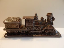 Vintage Byron Molds Ceramic Locomotive Train Engine Ceramic 7” Length 