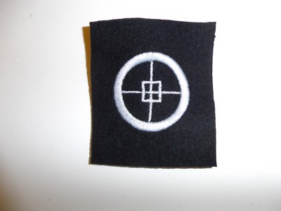 e2197 WW 2 US Navy Distinguishing Mark DM Gun Pointer blue IR14C