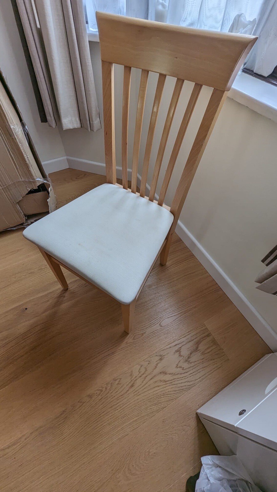 Extending Dining table and 4 chairs Used Beech John Lewis eBay