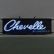 Neon Sign Chevy Chevelle 29" SS Dads Garage wall lamp light Malibu 396 Neonetics