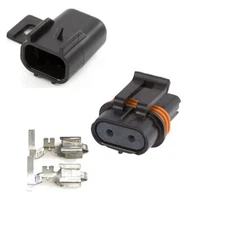 Delphi Weather Resistant Sealed Fuse Holder w/ Cap Assembly Kit 16 Ga. ATO