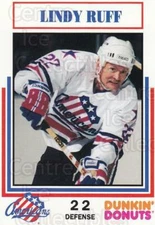 1991-92 Rochester Americans Dunkin Donuts #13 Lindy Ruff