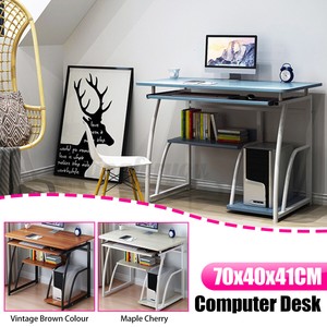 Computertisch Schreibtisch Arbeitstisch Mit Bucherregal Buro Hause 70x40x71cm Ebay