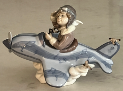 LLADRO リヤドロ 小さなパイロット 5697 フィギュリン Lladro 5697 