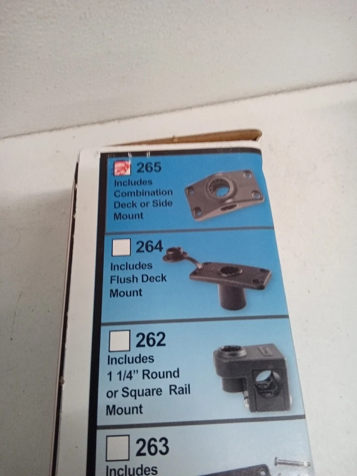 Soporte de varilla Scotty Fly con cubierta combinada 265/montaje lateral #2X6 Foto 3 de 3