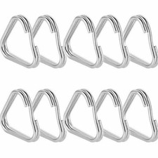 20/50/100pcs Metal Triangle Rings Split Camera Strap Hook Replacement Parts