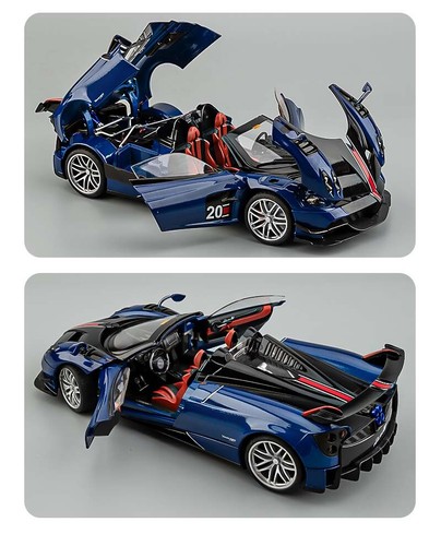 Nuovo modello auto sportiva in lega 1/18 Pagani Huayra BC metallo pressofuso giocattolo da corsa regalo - Foto 19 di 22