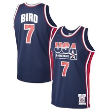 USA Basketball Larry Bird Mitchell & Ness Navy 1992 Dream Team Authentic Jersey