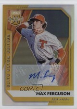 2021 Panini Elite Extra Edition Optic Gold Signatures /10 Max Ferguson Auto 7uo
