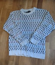 Vintage 90s M. McMullin Knit Men s Medium Large Grandpa Sweater 100 Cotton