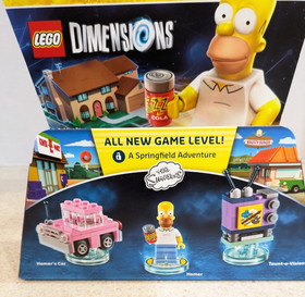LEGO Dimensions Fun Pack 71202 Krusty The Simpsons New Sealed Homer Itchy TV