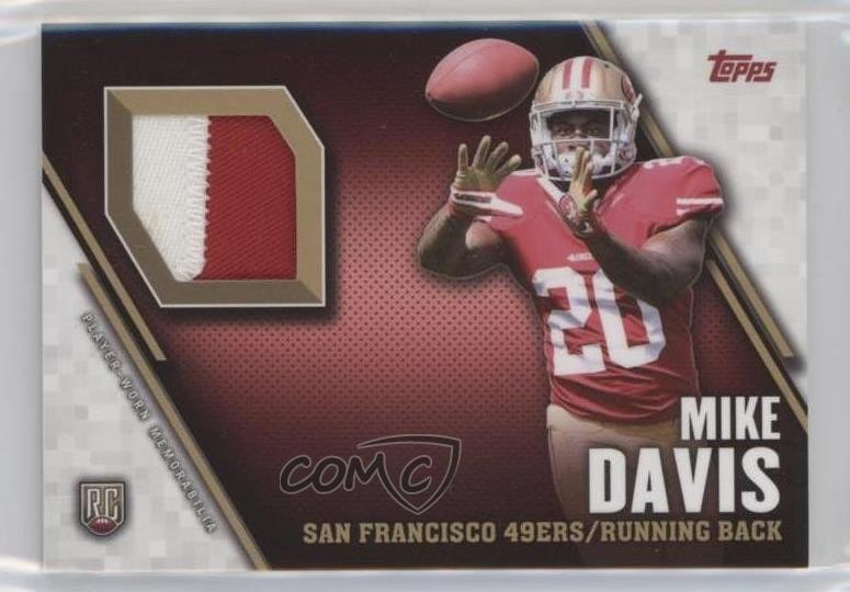 Mike Davis Topps Rookie Patch #TRPMD Base