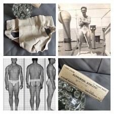 Vintage Rare 1946 Foster Brothers Jockstrap Military WWII Original Box Size Med