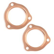 2pcs Exhaust Gasketcopper Exhaust Flange For Header Gasket Collector 2.5
