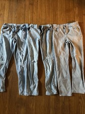 Boys Size 16 Jeans 3 Pairs Levi  s And Wonder Nation pet/Smoke Free Home