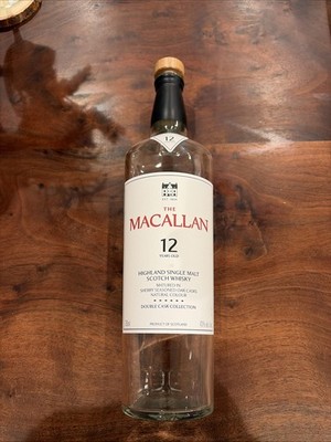 Macallan Whiskey 12 Sherry Bottle Unrinsed