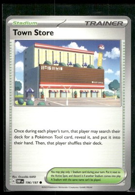 Town Store 196/197 Common Obsidian Flames Pokemon Near Mint