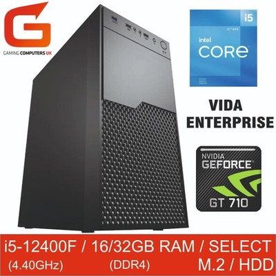 OFFICE PC i5-12400F 4,40GHz 16/32GB RAM DDR4 M.2/HDD GT710 GPU WINDOWS 11 PRO