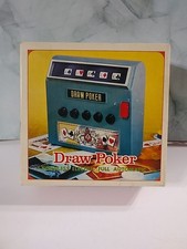 Vintage 1971 WACO Automatic Draw Poker Game original box  instructions