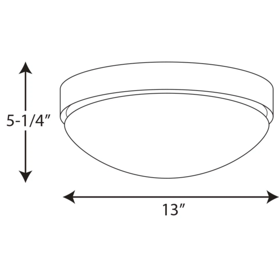 Progress Lighting P350105-30 Elevate 13"W Integrated LED - Chrome - Image 4 of 4