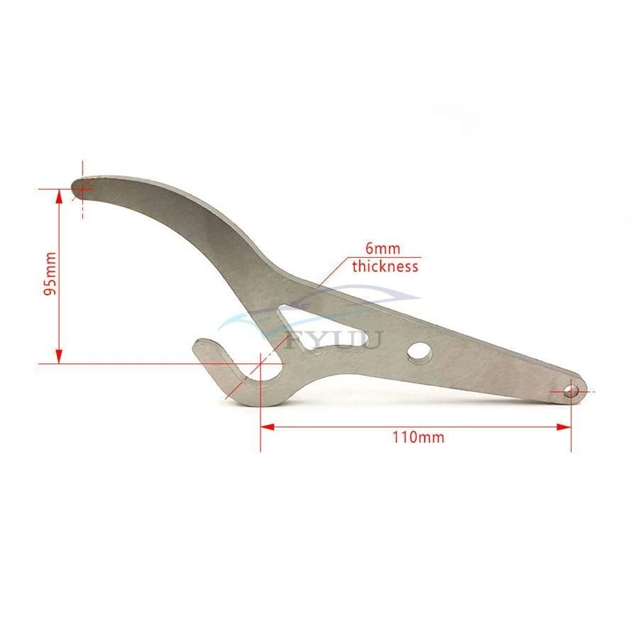 Expansor de neumáticos de motocicleta herramienta de elevación de cuentas de neumáticos de acero inoxidable para ATV moto de cross Foto 2 de 4