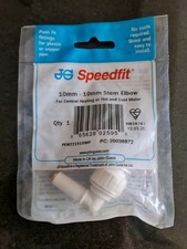 Image of Speedfit Stem Elbow 10mm - 10mm John Guest PEM221010W
