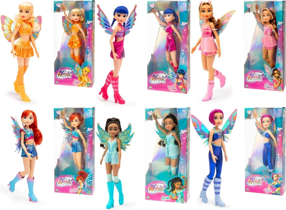 GIOCHI PREZIOSI Winx Club Fee Puppe WNX76000 - Modefee Spielzeug für Kinder - Sammlerstück...