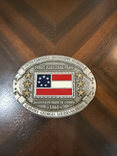 First National Flag Belt Buckle