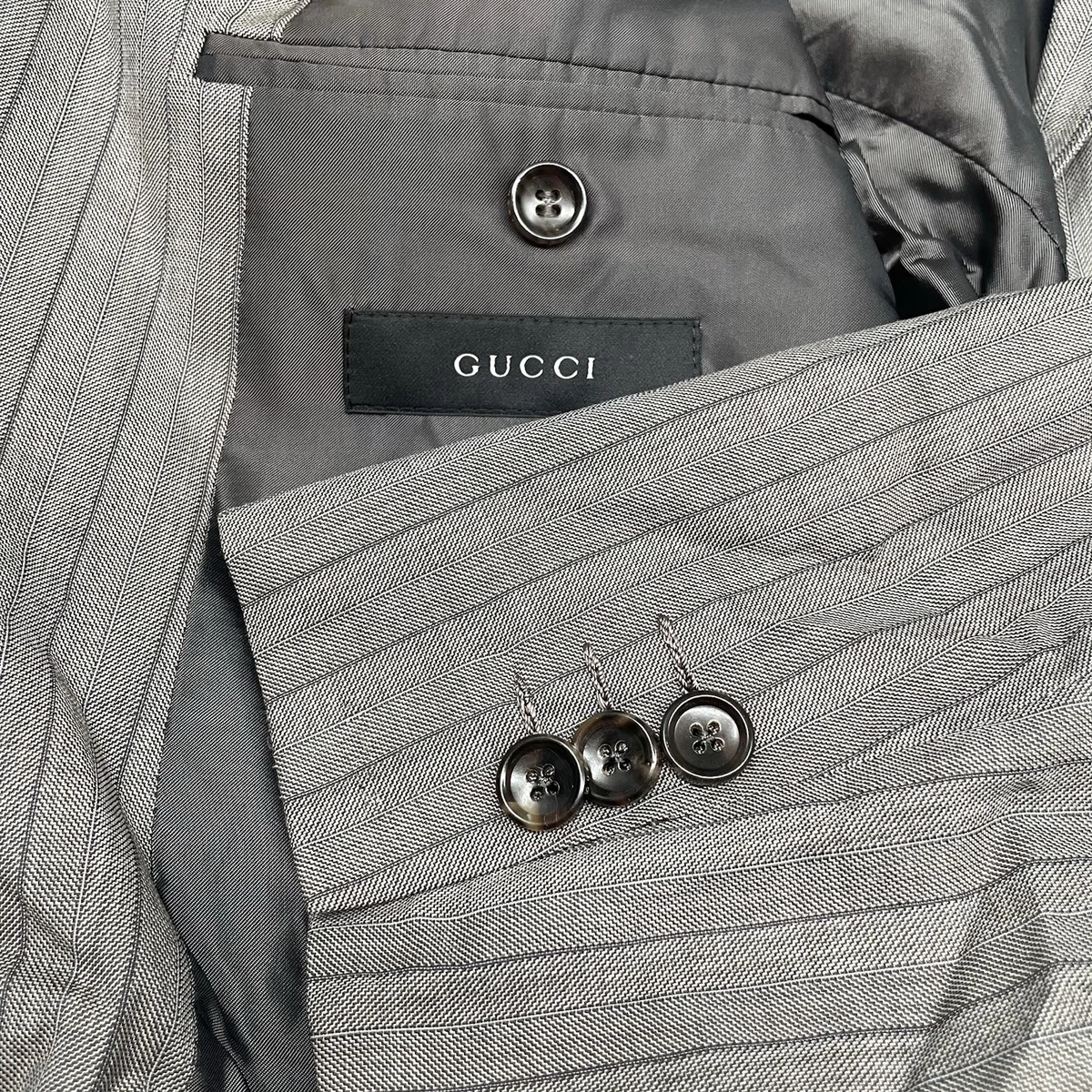 GUCCI ピンストライプ ジャケット Gucci Two-Button Striped Suits & Blazers for Men for sale | eBay