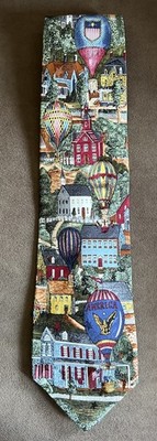 Max Raab Tango Tie Americana Series c1927 The View From Above Hot Air Balloon