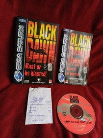 Black Dawn Viintage Sega Saturn Game PAL 1996 Complete With Manual Boxed