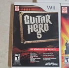 New ListingGuitar Hero 5 Nintendo Wii Game w/ Manual Multiplayer Activision T-Teen