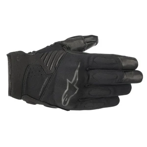 Alpinestars Faster Motorbike Motorcycle Textile Gloves Black / Black