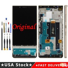 Gold Frame LCD Display Touch Screen Digitizer Replacement For BlackBerry Key2 LE
