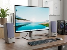Sony Vaio PCVA-SP2 Computer Speaker System Portable Auxiliary Sound Music