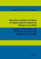 Apprendre, Enseigner Et éValuer Les Langues Dans Le Contexte De Bologne Et Du...