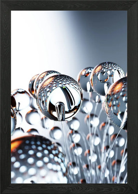 Reflexion und Brechung gerahmtes Wandbild Poster Leinwanddruck Bild
